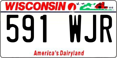 WI license plate 591WJR