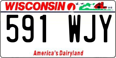 WI license plate 591WJY