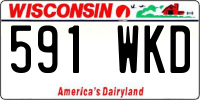 WI license plate 591WKD