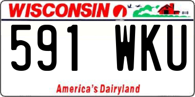 WI license plate 591WKU