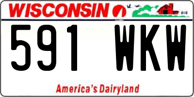WI license plate 591WKW