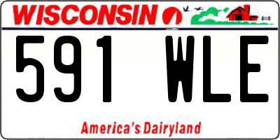 WI license plate 591WLE