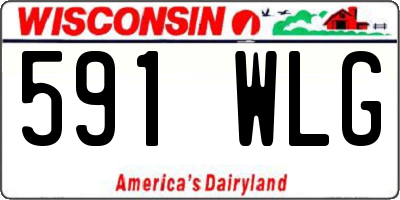 WI license plate 591WLG