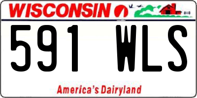 WI license plate 591WLS