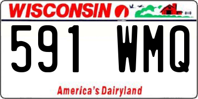 WI license plate 591WMQ