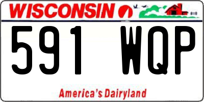 WI license plate 591WQP