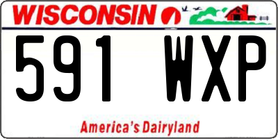 WI license plate 591WXP
