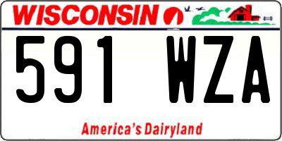 WI license plate 591WZA