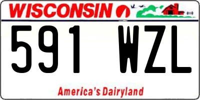 WI license plate 591WZL