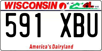 WI license plate 591XBU