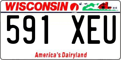 WI license plate 591XEU