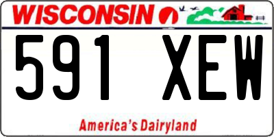 WI license plate 591XEW