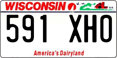 WI license plate 591XHO