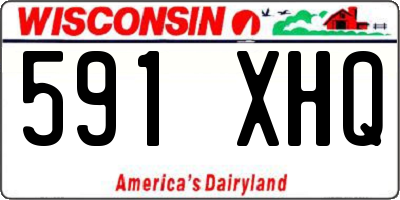 WI license plate 591XHQ