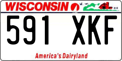 WI license plate 591XKF