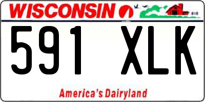 WI license plate 591XLK