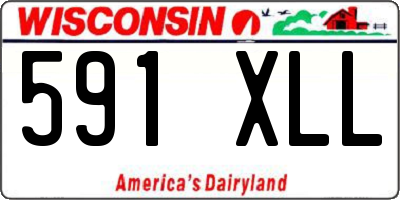 WI license plate 591XLL