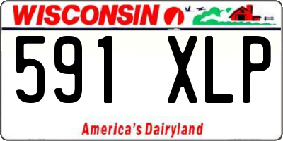 WI license plate 591XLP