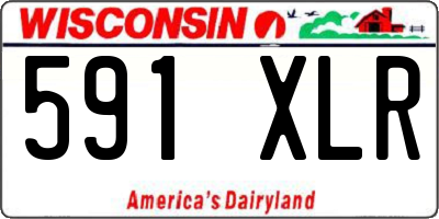 WI license plate 591XLR