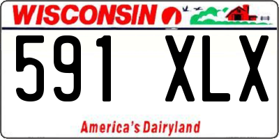 WI license plate 591XLX
