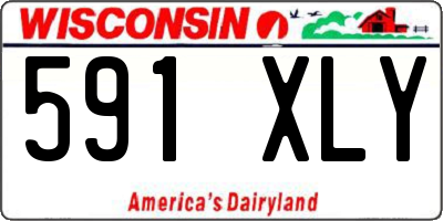 WI license plate 591XLY