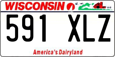 WI license plate 591XLZ