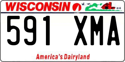WI license plate 591XMA