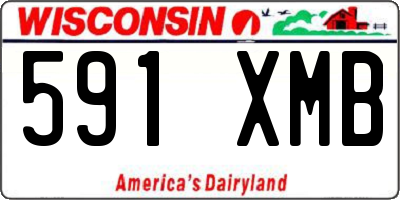 WI license plate 591XMB