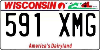 WI license plate 591XMG