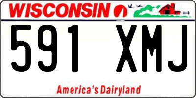 WI license plate 591XMJ