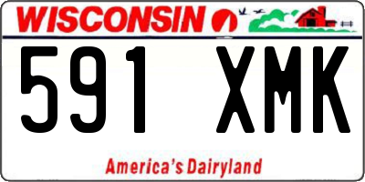 WI license plate 591XMK