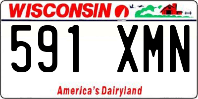 WI license plate 591XMN