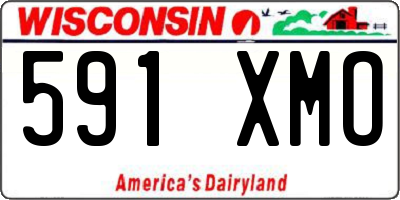 WI license plate 591XMO
