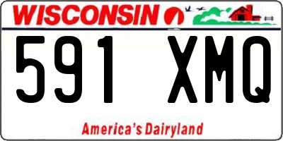 WI license plate 591XMQ