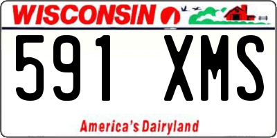 WI license plate 591XMS