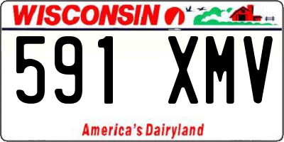 WI license plate 591XMV