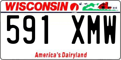WI license plate 591XMW