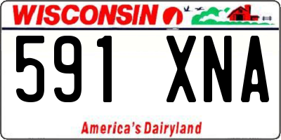 WI license plate 591XNA