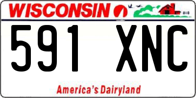 WI license plate 591XNC