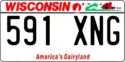 WI license plate 591XNG