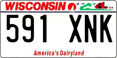 WI license plate 591XNK