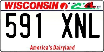 WI license plate 591XNL