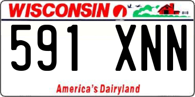 WI license plate 591XNN