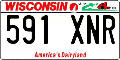 WI license plate 591XNR
