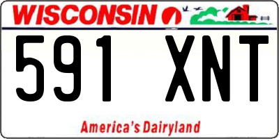 WI license plate 591XNT
