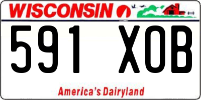 WI license plate 591XOB