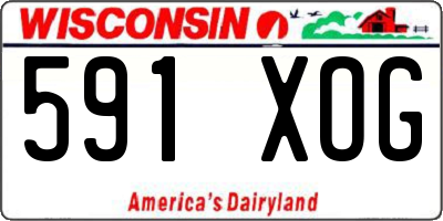 WI license plate 591XOG