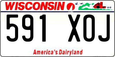 WI license plate 591XOJ