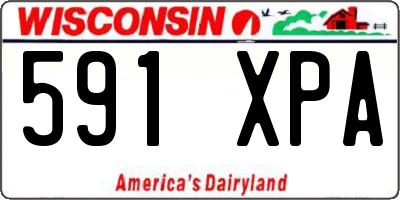 WI license plate 591XPA