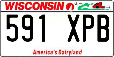 WI license plate 591XPB
